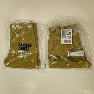 Lands' End School Uniform Boys 2 Pieces Cadet Short Light Beige Size 4T US